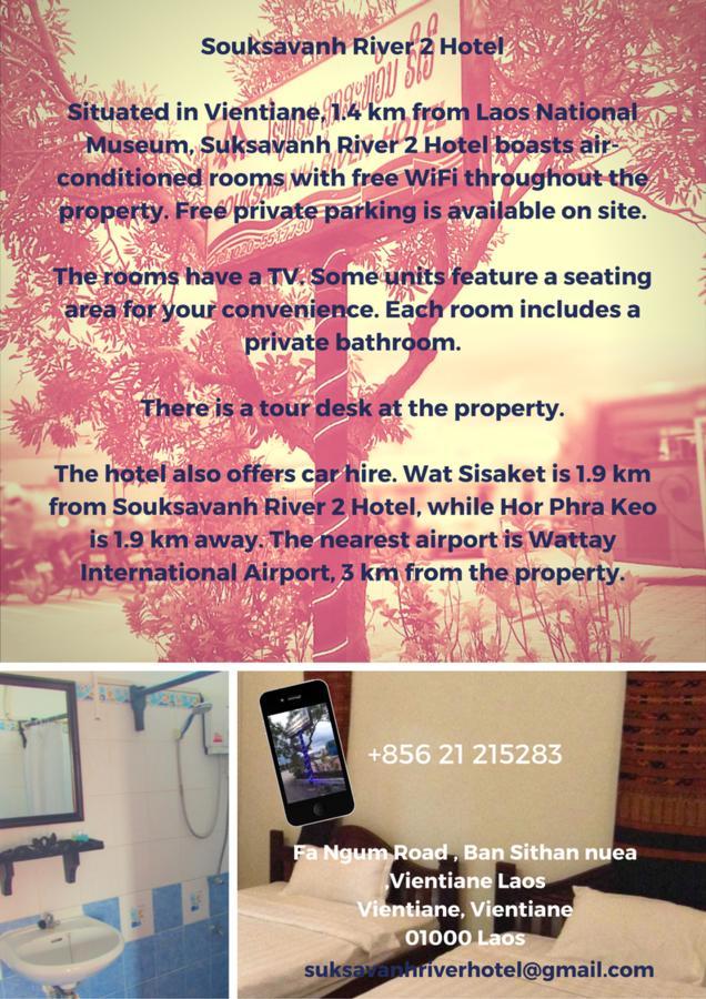 Suksavanh River 2 Hotel Ban Nongdouang ภายนอก รูปภาพ
